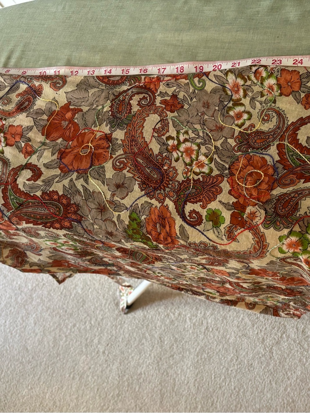 100% cotton made in India sundress! Casual to formal as elegant as it is. Size 8 - Picture 11 of 16